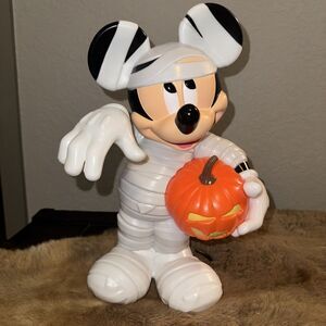 Disney Parks Halloween Mickey Mouse Mummy Popcorn Bucket Glow Cute No Strap